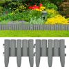 Lawn Edgings 36 pcs Gray 393.7" PP