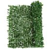 Faux Ivy Leaf Decorative Privacy Fence