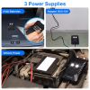 2 Packs Under Hood Ultrasonic Rodent Repellent Mouse Wildcat Control Portable Rodent Chaser with 3 Power Supplies for Car Home Garage