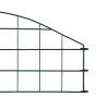 Arched Garden Fence Set 30.4"x10.2" Green