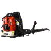 76cc gasoline backpack  leaf blower 4 cycle engine gas powered with nozzle extension fow lawn care