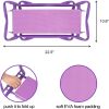 Bosonshop Garden Kneeler and Seat Folding Kneeling Bench Stool with Tool Pouches Soft EVA Foam for Gardening;  Purple