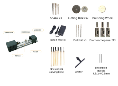 Polishing And Cutting Round Beads Machine (Option: JTO Set)