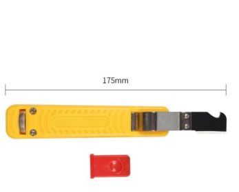 LY25-1 Adjustable Insulated Round Wire Stripper PVC Electrician's Knife (Option: 6style)