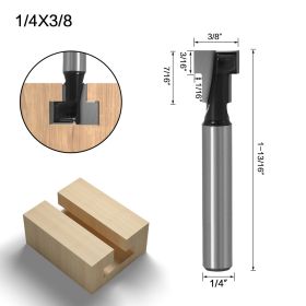 Woodworking cutter 1/4 handle keyhole cutter (Option: B)