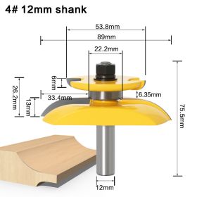 Woodworking cabinet door milling cutter (Option: K)