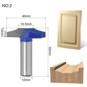 Milling cutter head for wooden door frame (Option: B)