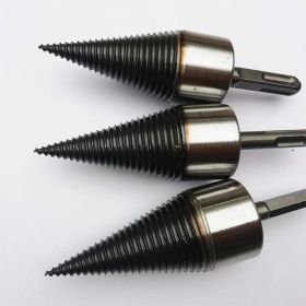 Hammer Drill And Hexagonal Hardened High-Hardness Split Drill Bit (Option: Black-E)