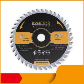 Angle Grinder Woodworking Saw Blade Cutting Machine Alloy Cutting Blade (Option: Black-125x1.8X16X40T)