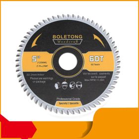 Angle Grinder Woodworking Saw Blade Cutting Machine Alloy Cutting Blade (Option: Black-125X1.8X22.2X60T)