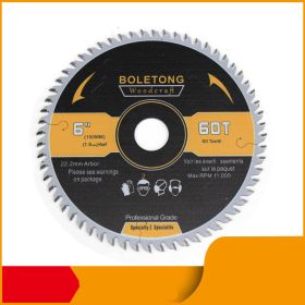 Angle Grinder Woodworking Saw Blade Cutting Machine Alloy Cutting Blade (Option: Black-150X1.8X22.2X60T)