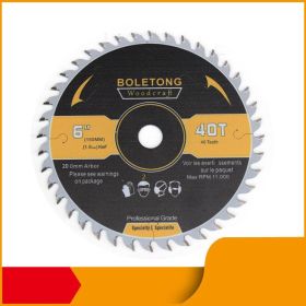 Angle Grinder Woodworking Saw Blade Cutting Machine Alloy Cutting Blade (Option: Black-150x1.8x20x40T)