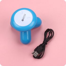 Multifunctional Whole Body Vibration Mini Small Three-legged Massager (Color: Blue)