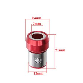 Electric Screwdriver, Hand Drill, Magnetic Bit, Magnetic Ringer (Color: Red)