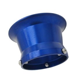 Cross-country Motorcycle Refitted Wind Cup 50mm Carburetor Air Filter Joint Horn (Color: Blue)