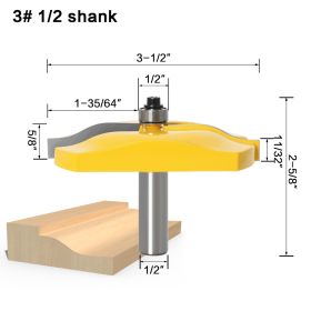 Woodworking cabinet door milling cutter (Option: C)