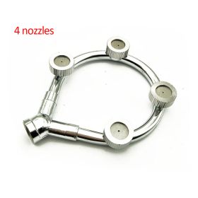 Stainless Steel Round Ring Four Nozzle (Option: 4nozzles)