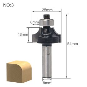 Industrial woodworking milling cutter (Option: Fillet knife)