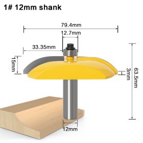 Woodworking cabinet door milling cutter (Option: H)