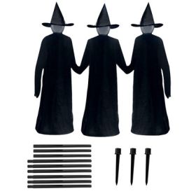 7-color Lighting Scene Props Garden Decoration (Option: The wizard to the 3ground)