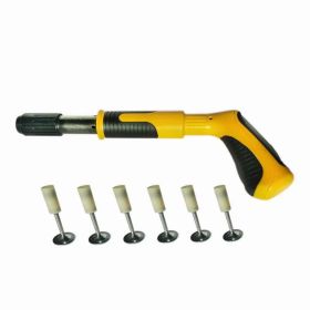 Mini Silencer Gun Nailer Wall Fastener (Option: Yellow-With5 nails)