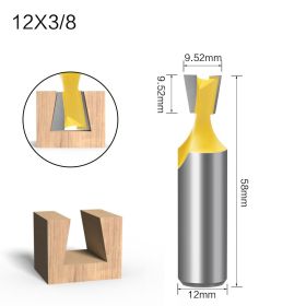 Five-piece Dovetail Woodworking Cutter Set (Option: G)