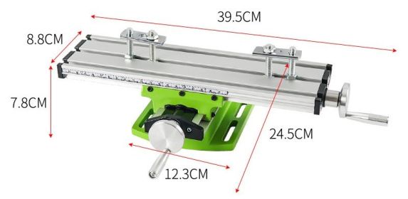 Mini Bench Drill Drilling Machine Milling Machine (Option: Cross bench pliers-Only)