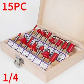 Electric trimming machine (Option: Red 15pieces set)