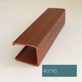 Ecological wood ceiling material 40*45U type buckle (Option: Regular color)