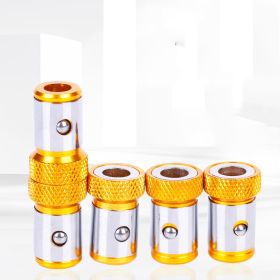 Bit metal plus magnetic ring (Option: Yellow-10pcs)