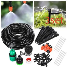 DIY Automatic Flower Drip Irrigation Set (Option: Black-3set)