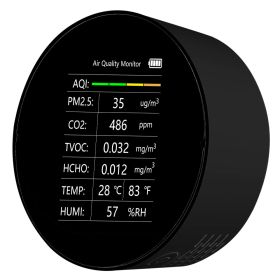 Air Quality Detector Multi-function Graffiti WIFI (Option: Black-VOC without WIF-USB)