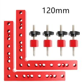 Right Angle Positioning Ruler Aluminum Alloy Height Ruler (Option: 120mm-6 piece set)