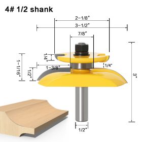 Woodworking cabinet door milling cutter (Option: D)