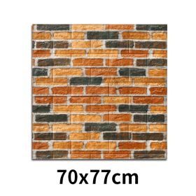 Brick Pattern Brick Three-dimensional Self-adhesive Foam Wall Sticker Decoration Wallpaper (Option: Zw31)