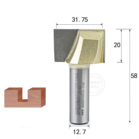 Gong Knife, Cutting Knife, Woodworking Clear Knife, Slotting Big Flat Knife (Option: N)