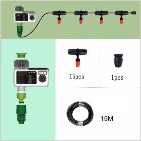 Garden Balcony Automatic Watering Device Timing Intelligent Drip Irrigation Controller (Option: H)