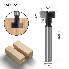 Woodworking cutter 1/4 handle keyhole cutter (Option: C)