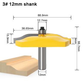 Woodworking cabinet door milling cutter (Option: J)