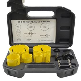 Bimetal M3 Hole Opener Set Hole Saw (Option: 9pieces)